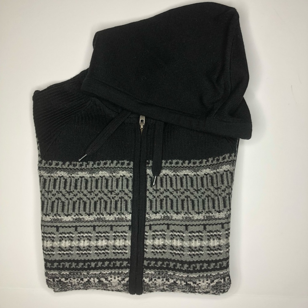 French Connection long sleep zip up hoodie